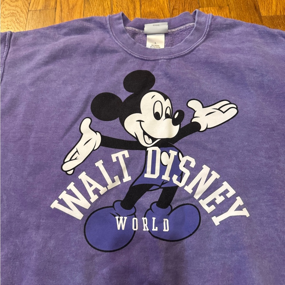 Walt Disney World Purple Sweatshirt - Picture 2 of 4